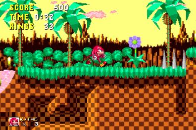 Knuckles In Sonic The Hedgehog [SMD]