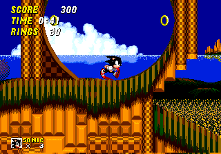 Dark Sonic In Sonic The Hedgehog 2 [SMD]