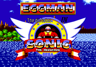 Eggman The Dictator In Sonic The Hedgehog [SMD]