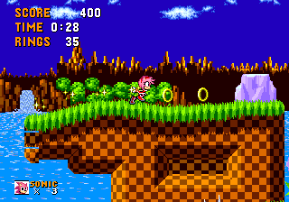 Amy In Sonic The Hedgehog v1.0 [SMD]
