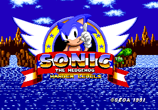 Sonic The Hedgehog Harder Levels [SMD]