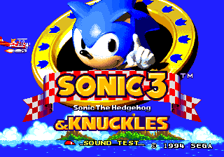 Коды для игры Sonic 3 and Knuckles