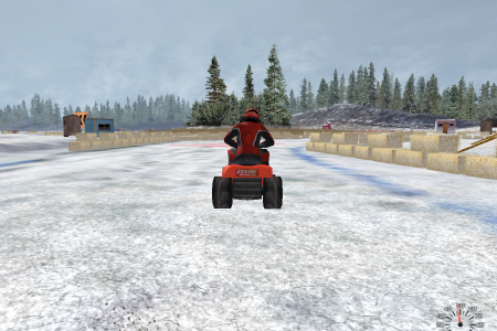 Скриншоты игры Lawnmower Racing Mania 2007