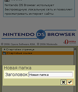 Русификатор Nintendo DS Web Browser [NDS]